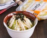 レンジで簡単♪ささみと白菜漬け茶漬け作り方5写真