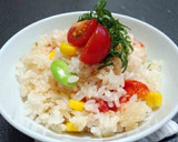 さつまいも と きのこで秋の炊き込みご飯作り方25写真