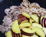 豚肉と根菜の甘辛炒め作り方6写真