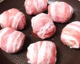 肉巻きキムチおにぎり☆にんにく照焼きダレ作り方5写真