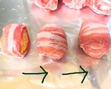 肉巻きキムチおにぎり☆にんにく照焼きダレ作り方4写真