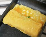 卵焼きバリエ＊みつば入り卵焼き作り方2写真