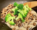 鶏ときのこの豆乳煮作り方5写真