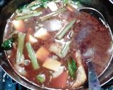 小松菜と豆腐の味噌汁作り方3写真