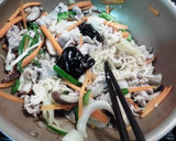 切り干し大根と豚肉と野菜の味噌炒め作り方4写真