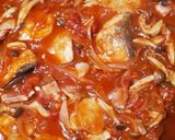 秋鮭としめじのトマト煮作り方9写真