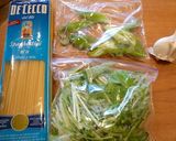 お鍋の残り野菜で☆簡単！まかないパスタ作り方1写真