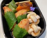 長月29 蜂蜜味噌チキン 女子高生弁当作り方4写真
