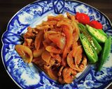 こま切れ肉でポークチャップ作り方8写真