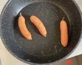 シンプル♡半熟目玉焼き&ウインナ丼♡作り方2写真