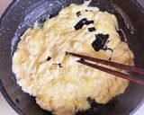 チーズ入り♡とろとろスクランブルエッグ丼作り方2写真