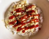 チーズ入り♡とろとろスクランブルエッグ丼作り方3写真