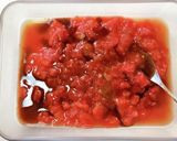 作り置きに。トマト缶のハンバーグソース作り方1写真