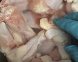 鶏手羽元の甘辛ゴマがらめ＆野菜スープ作り方1写真