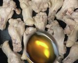 鶏手羽元の甘辛ゴマがらめ＆野菜スープ作り方7写真