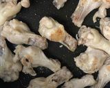 鶏手羽元の甘辛ゴマがらめ＆野菜スープ作り方8写真