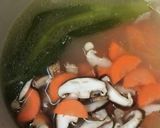 鶏手羽元の甘辛ゴマがらめ＆野菜スープ作り方5写真