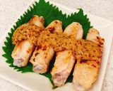 鶏肉のフライパン焼き♪醤油麹粒マスソース作り方4写真