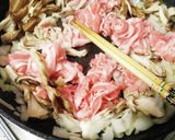 ワンパン　豚肉と舞茸のトマト炊き込みご飯作り方3写真