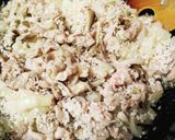 ワンパン　豚肉と舞茸のトマト炊き込みご飯作り方4写真