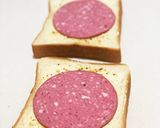 サラダチキンを使って☆マスタードトースト作り方3写真