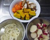 秋野菜の和風酢豚作り方2写真
