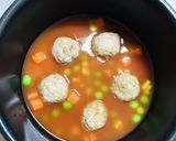 炊飯器で簡単 肉団子とケチャップライス作り方1写真
