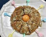 混ぜて焼くだけの時短簡単きんぴらつくね作り方8写真