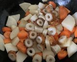 大根とにんじんのゴマ油炒め作り方4写真
