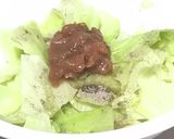 副菜♡弁当♡簡単♡キャベツの梅サラダ作り方2写真