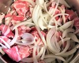 豚バラ肉でパパッと時短☆カレー肉うどん作り方3写真