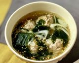 おかずにもなる!肉団子わかめスープ作り方5写真