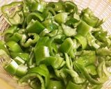 うまい!シラスとジャンボししとう炒め〜作り方1写真