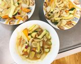 根菜チクワ台湾風豆乳スープ味オムレツ風作り方17写真