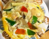 根菜チクワ台湾風豆乳スープ味オムレツ風作り方22写真