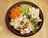 野菜たくさん　ミネストローネスープ作り方1写真