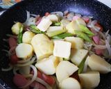 じゃがいもとウインナー炒め作り方5写真