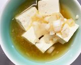 全てレンジ麺つゆで簡単ネギ生姜湯豆腐作り方5写真