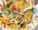 レンジもやしズッキーニ豚味噌丼味野菜炒め作り方16写真