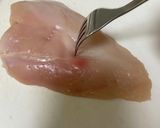 タコワサ風チキン(鶏肉のわさび和え)作り方2写真
