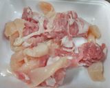 豚肉と鶏肉のミックス焼き作り方1写真