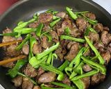 鶏レバーとピーマンの甘辛炒め作り方7写真