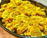 ブロッコリーの茎枝葉のグラタンチーズ焼き作り方5写真