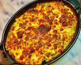 ブロッコリーの茎枝葉のグラタンチーズ焼き作り方7写真