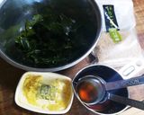 固定化！超シンプル！わかめの酢の物。作り方1写真