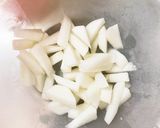 漬け時間なし焼き肉のタレで簡単大根浅漬け作り方1写真