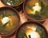 ニラたまのお味噌汁作り方6写真