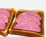 魅惑のガーリックバター甘醤油だれトースト作り方3写真