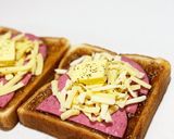 魅惑のガーリックバター甘醤油だれトースト作り方5写真