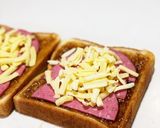 魅惑のガーリックバター甘醤油だれトースト作り方4写真